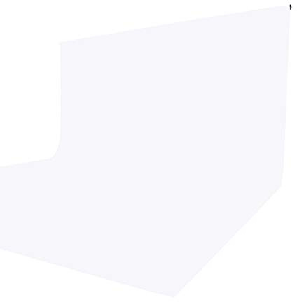 ISSUNTEX 5X7 ft Background Muslin Backdrop, Photo Studio, Collapsible High Density Screen for Video Photography and Television-White