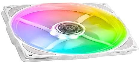 Noiseblocker NB-eLoop X B12-P - ARGB Ventilateur 120mm Silencieux avec fonction PWM - Gaming PC Fan - Ventillateur Boitier PC de Refroidissement - Blanc