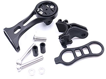 Spryaut Bike Computer Holder for Wahoo Bolt V2, Roam V2, Bolt V1, Roam V1, Elemnt, Mini - Cycling GPS Computer Handlebar Extended Bracket Mount Support (Black)