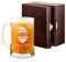 Maverton Chope à Bière Gravée - Contenance : 50 cl – Verre Personnalisé avec Anse - Souvenir pour les Amateurs de Bière – Idee Cadeau Homme pour Noel - Cadeau Personnalisé - Joyeux Noël