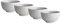 BUTLERS Schalen 200ml 4er Set Suppenteller HENLEY Steinzeug Geschirr Suppenschüssel | Müslischale | Landhausstill reaktive Glasur | Mikrowellen- & spülmaschinenfest