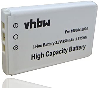 vhbw Akku Ersatz für Logitech M41B | RIG7, R1G7, R-IG7, NTA2340, NC1002, MSE10007 für Fernbedienung Remote Control (950 mAh, 3,7 V, Li-Ion)