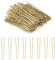 Haarklammern U-förmig, 100 Stück, Haarnadeln für dickes Haar, Haarschmuck für Frauen, Haarnadeln für Frauen mit Aufbewahrungsbox (Gold, 6 cm)
