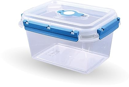 Bestlivings Frischhaltebox mit Deckel - Fresh System 1,5 Liter - Lunchbox - Blau
