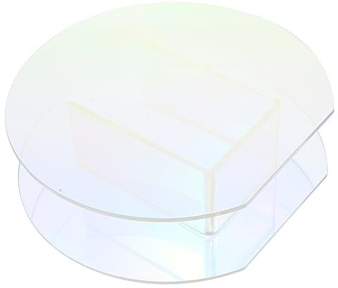 Cabilock Runde Blumenvase Dekorative Vase Blumenbehältervase Trockenblumenvase Acrylvase Blumenarrangementvase Knospenvase