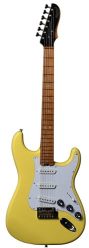 Santana Pegasus Standard BC - Elektrische Gitarre, ST-Model, 3 x Single Coil, Butter Cream