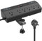 Desk Clamp Power Strip with 40W Fast Charging Station, JXGUCAT Removable Desk Clamp Mount Power Strip Surge Protector, 2 USB-C Ports, 6 AC Outlets and 10ft Cord, Fits 1.8 Tabletop Edge