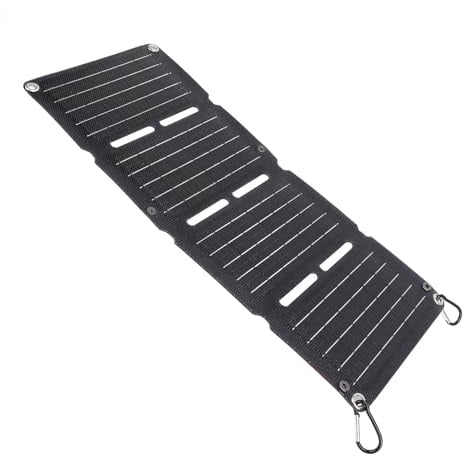 40W Monokristallin Vikbar Solpanel Snabbladdning Dubbel USB Utomhusladdning, Bärbar Lätt Solcellsladdare för Utomhusresor