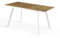 B&D home Esstisch Oskar, ausziehbar 120-160x80 cm 4-6 Personen Küchentisch Holztisch mit Metallgestell für Esszimmer, Küche, skandinavisch modern Design, Wildeiche Optik, 11201-FW-EIWL