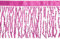 QUARKZMAN 5 Yard 6 Inch Paillettenfransenbesatz, Pailletten Spitzen Funkelnder Fransenbesatz Quaste Band für DIY Lateinamerikanisches Tanzkleid Kleidung Nähen Handwerk Dekor (Rosarot)
