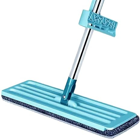 Microfiber Mops for Floor, Flat Mop Hard Surface Floor Cleaner Floor Mop Wall Mop Household Mops Floor Mops with Washable Pads for Tile Floor Cleans (Mop, 1 Piece of Pads)