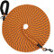 Training Leads for Dogs, 5M 10M 20M Strong Rope Long line Dog Lead Leash with Soft Padded Handle and Heavy Duty Hook, Reflective Recall Training Leads Orange for Large Medium Small Dog Orange 10M/33FT