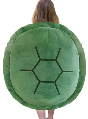 Wearable Turtle Pillow - Giant Plush Tortoise Shell Pillow, Wearable Stuffed Turtle Shell For Adults, Wearable Turtle Pillow Adult, Plush Tortoise Shell Sleeping Pillow For Adults, Giant And Cozy