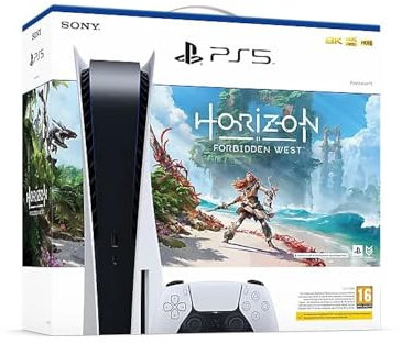 Sony Playstation PS5 Disc Edition Console (NO Game included) (Renewed)