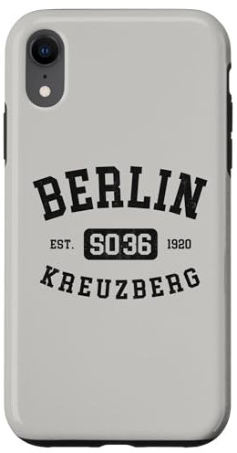 Berlin Kreuzberg SO 36 Vintage College Style Berlin Hülle für iPhone XR