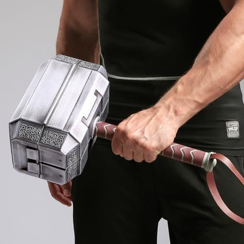 Thor Hammer Werkzeug-Set – 28-teiliges Werkzeugset im Mjölnir-Design, Multifunktionales Set für Heimwerker, DIY-Liebhaber und Sammler