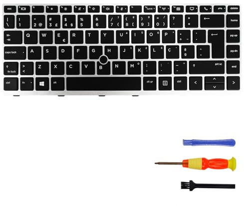 Teclado retroiluminado Compatible con HP EliteBook 840 G5 846 G5 745 840 G6 14u G5 (Portugal)