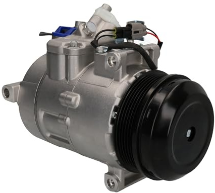 BOSCH 1 986 AD1 344 A/C Air Conditioning Compressor with ID: 6SBU16 Refrigerant: R1234yf PAG 46 YF with 110 mm Pulley Grooves: 6