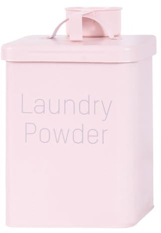 Distributeur De Lessive Liquide - Bidon De Savon Rechargeable De 3 L, Bac À Lessive En Poudre | Seau De Rangement En Poudre Avec Dosette Assortie, Organiseur Grande Capacité, Distributeur D'adoucissan