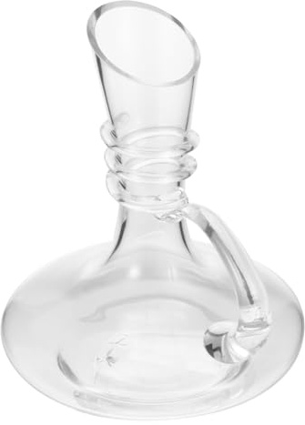 UKCOCO Carafe à Vin Verre De Distributeur De Vin Rouge Domestique Avec Poignée Carafe Portable (1600ml)