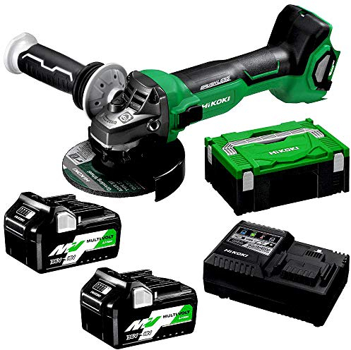 HIKOKI Akku Elektronik Winkelschleifer, G3613DA (im HSCII) (Brushless) (Motorbremse) (2,5 Ah) 36V
