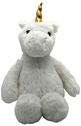 Auxo 18XY0116-M006 PLPT-Ecn Plüschtier Kuscheltier Einhorn weiß Madchen Junge XXL 50cm Baby Kinder Kissen