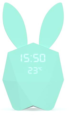 Mob Cutie Clock Connect Wecker mit Bewegungsmelder, Nachtlicht Nomade Design, Türkis