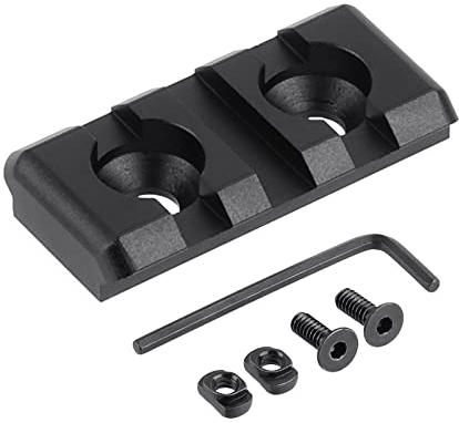 FOCUHUNTER Picatinny-Schiene Adapter Gewehrschiene 3 Steckplätze Mount Rail Aluminium für Jagdsportarten im Freien