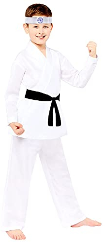 amscan (PKT (9912060) Miyagi Do Karate Gi-Kostüm für Kinder (12–14 Jahre) – Cobra Kai – [1297]