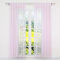 SCHOAL Transparente Gardine Schal mit Schlaufen Modern Vorhang Voile Wohnzimmer Uni 1 Stück BxH 140x145cm Rosa