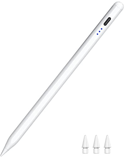 HATOKU Stylus Pen for iPad 2018-2026, 15Min Fast Charge iPad Pencil with High Precision, Tilt Sensitivity, Palm Rejection, Magnetic for Note-Taking Drawing on Apple iPad 6-11/Air/Pro/Mini - No Pairing