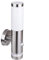 max K O M F O R T Aussenwandleuchte Aussenleuchte mit Bewegungsmelder und LED-Ring E27 Wandleuchte Wandlampe Edelstahl 232A21