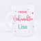 Personalisierte Glastasse Glitzer Tasse Weihnachtstasse mit eigenen Namen. Schöne Geschenkidee für Oma, Opa, Mama, Papa, Freundin, Glühwein, Kakao, Kinder, Nikolausgeschenk (Frohe Weihnachten, Glas)