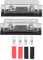 aqxreight Porte-fusibles, 2PCS 200A 48V Porte-fusibles avec 4PCS Bornes 4 PCS Tubes Thermorétractables pour Voiture Camion RV Bateau