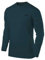 TCA Element Sport Langarmshirt Herren - Funktionsshirt mit Rundhalsausschnitt - Laufshirt Running Shirt atmungsaktiv - Langarm Sportshirt - Sport Oberteil - Blau, L