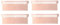 Tokiudeeir 4 Pcs Pure Copper Notebook Gaming Laptop Memory Heatsink Cooling Radiator RAM Memory Cooler Heat Sink 0.5Mm