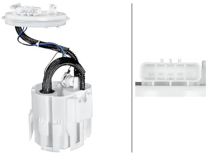 HELLA 8TF 358 305-231 Kraftstoff-Fördereinheit - elektrisch - 4-polig - ohne Tankgeber/mit Dichtungen