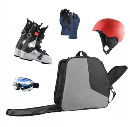 BBTISG Schlittschuhtaschen, Rollschuhtasche Schlittschuhtasche mit verstellbarem Schultergurt, Schneesportausrüstung, Tasche, Ski-Rucksack für Damen, Herren, Erwachsene und Kinder