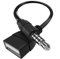 Ewayz USB to 3.5mm Jack Audio Adapter, 3.5mm Male Aux Audio Cable Plug to USB Female Converter USB to Aux Audio Converter Cable Adapter Car Stereo Cable for Music, CD Player/Audio/MP3/Speaker
