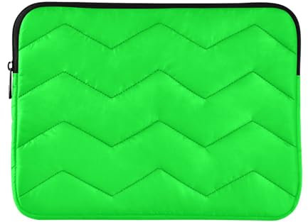 Neon Green Laptop Sleeve Case 13.3 Inch Laptop Cover Bag Lightweight Computer Pouches for Tablet Notebook