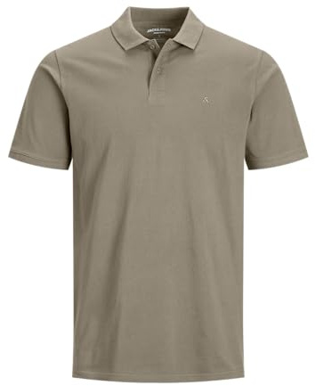 JACK & JONES Herren Jjebasic Polo Ss Noos, Coriander, Large