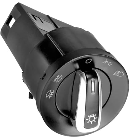 Kompatibel Mit VW Für Polo 9N 9N3 2002 2003 2004 2005 2006 2007 2008 2009. Automatischer Lichtschalter, Scheinwerfersteuerung, Schaltersteuerung, OEM: 3BD941531 Auto Lampenschalter