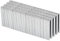 sourcing map 18 Gauge Narrow Crown Staples 1/4x1-1/4, 1000Pcs Galvanized Steel for Pneumatic, Electric Stapler, White