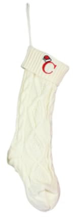 predolo Weihnachtsstrumpf, DIY-Bastelset für die Außentür bei Feiern, Weiß