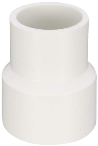 TOP-VIGOR 5 raccordi riduttori DWV in PVC, 32 mm x 25 mm, connettori adattatori per tubi riduttori per tubi per forniture idriche, bianco
