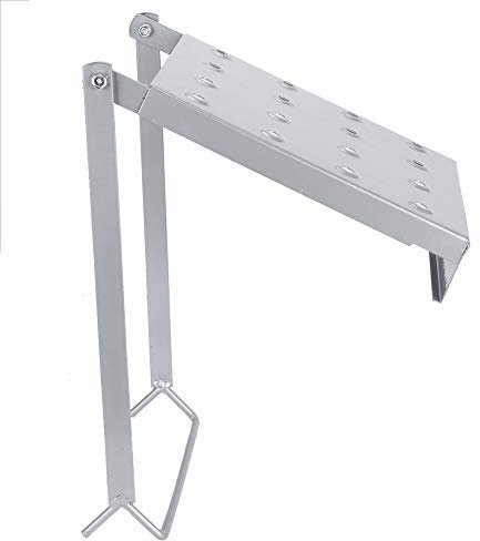 Heavy Duty Movable Ladder Platform, Anti Slip Ladders Working Platform Stand Accessory for Paint Cans or Feet