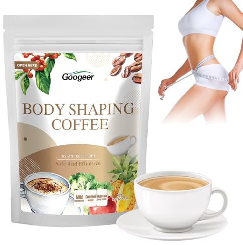Abnehmen Kaffee 15 x 2g, Abnehmkaffee, Skinny Coffee, Alternative zum Detox Tee, Idealer Diät Kaffee zum Abnehmen, Fördert Verdauung Entgiftung