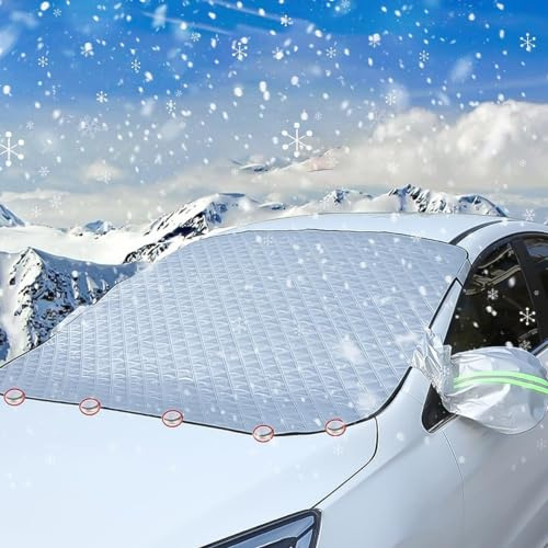 WENINETIES Auto Windschutzscheiben Abdeckung für Mercedes-Benz VITO W639 / Viano 2003–2014, Frontscheibenabdeckung Winter Scheibenabdeckung Abdeckung Auto Frontscheibe,Large