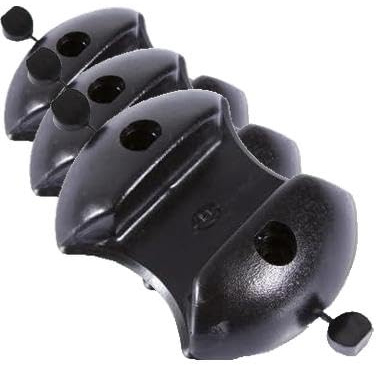 cyclingcolors sabot de guidage bas pour porte de garage épaisseur 27 à 31mm (Lot de 3)