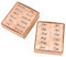 Healifty 24 Stück Holzstempel Monatsstempel Notizbuch Hand Konto Siegelstempel Retro Gummistempel DIY Scrapbooking Tagebuch Stempel